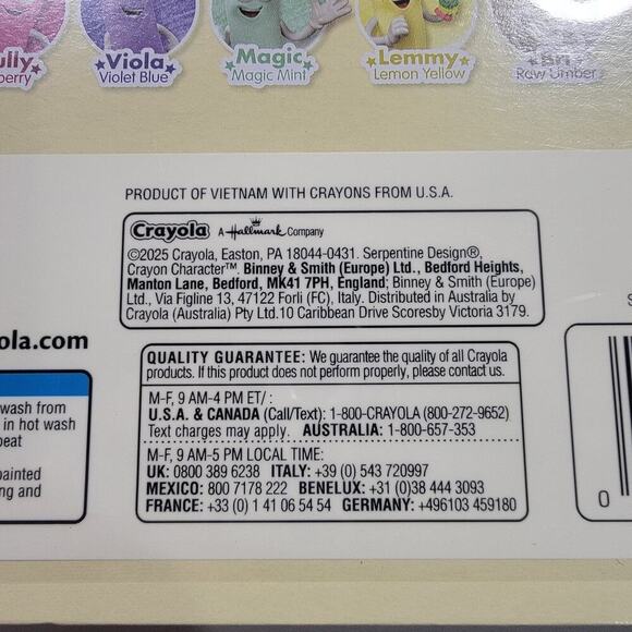 2025 CRAYOLA Limited Edition Retired Colors Art Set New Release 60 Pieces Angie - Picture 8 of 9